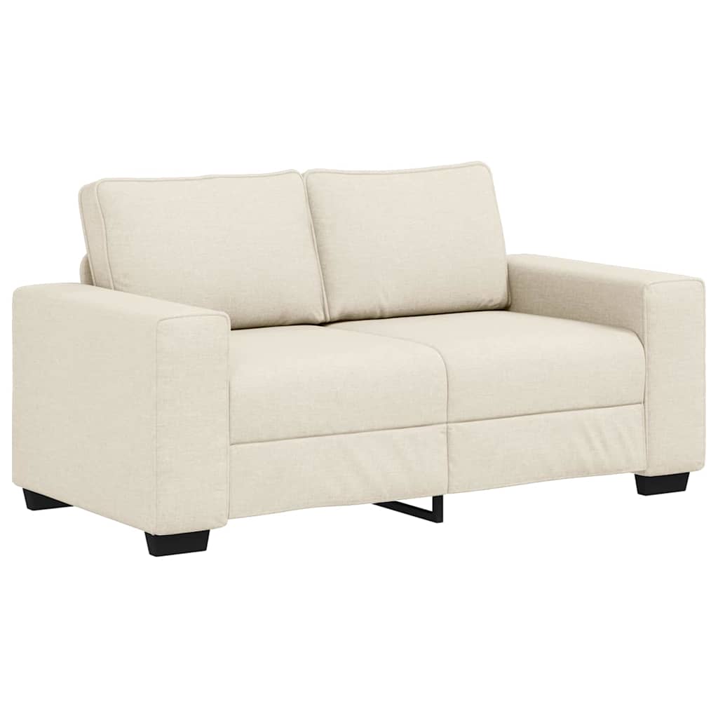 vidaXL Καναπές 3 pcs Μπεζ 221 x 80 x 82 εκ Ύφασμα μείγματος λινών