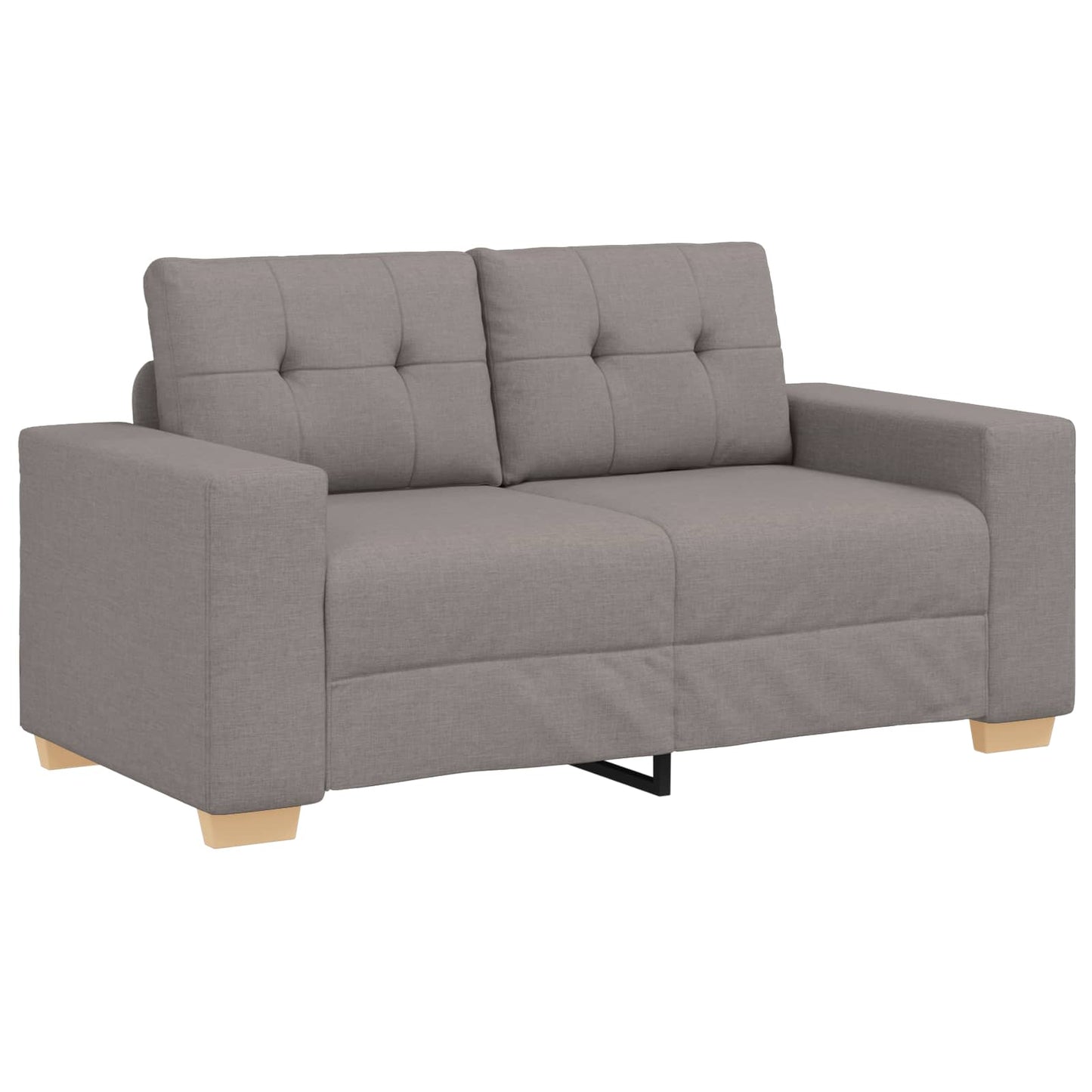 vidaXL Καναπές 3 pcs Taupe 221 x 80 x 80 εκ Ύφασμα μείγματος λινών