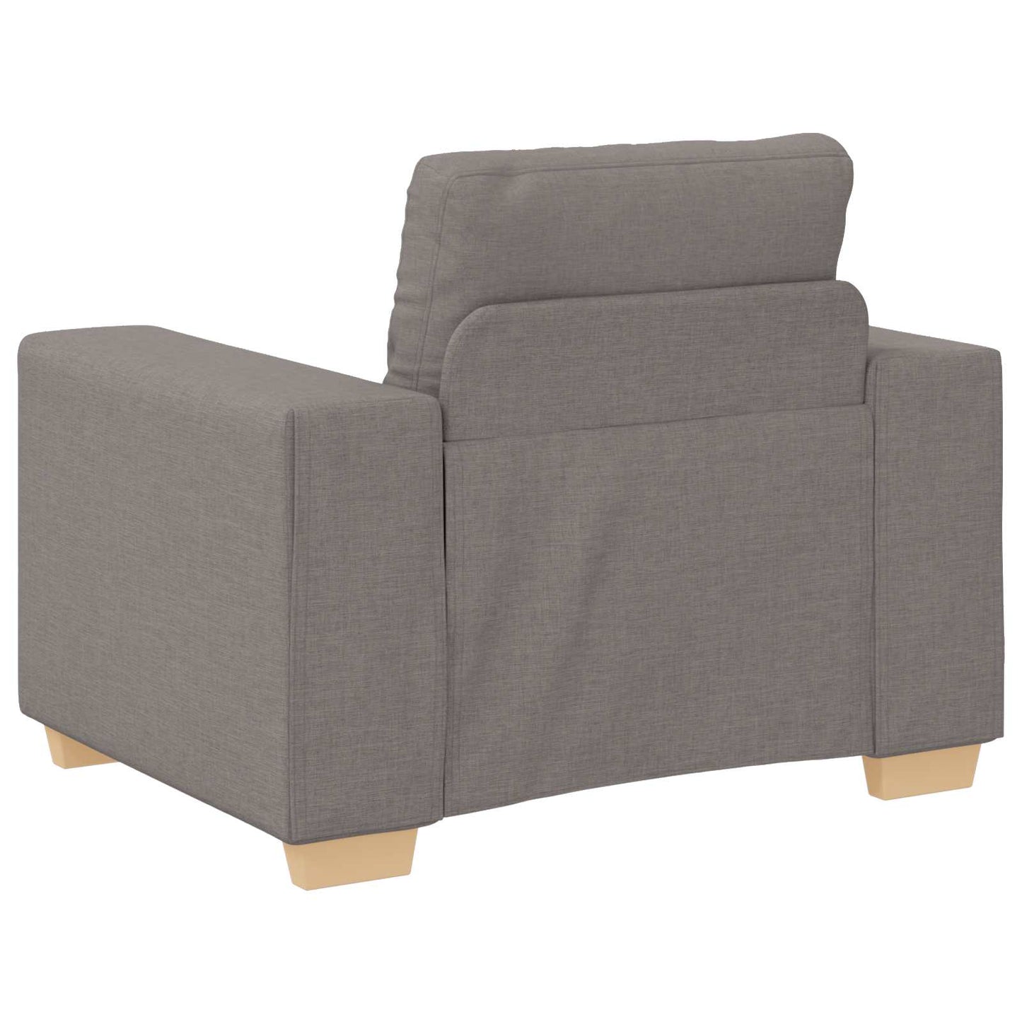 vidaXL Καναπές 3 pcs Taupe 221 x 80 x 80 εκ Ύφασμα μείγματος λινών