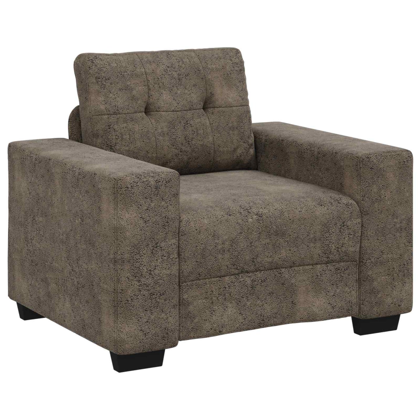 vidaXL Καναπές 3 pcs Σκούρο Γκρι 221 x 80 x 80 εκ