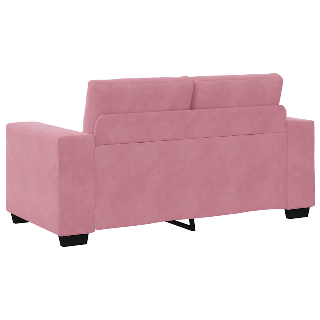 vidaXL Σετ Καναπέ 3 pcs Ροζ 221 x 80 x 80 εκ Βελούδο