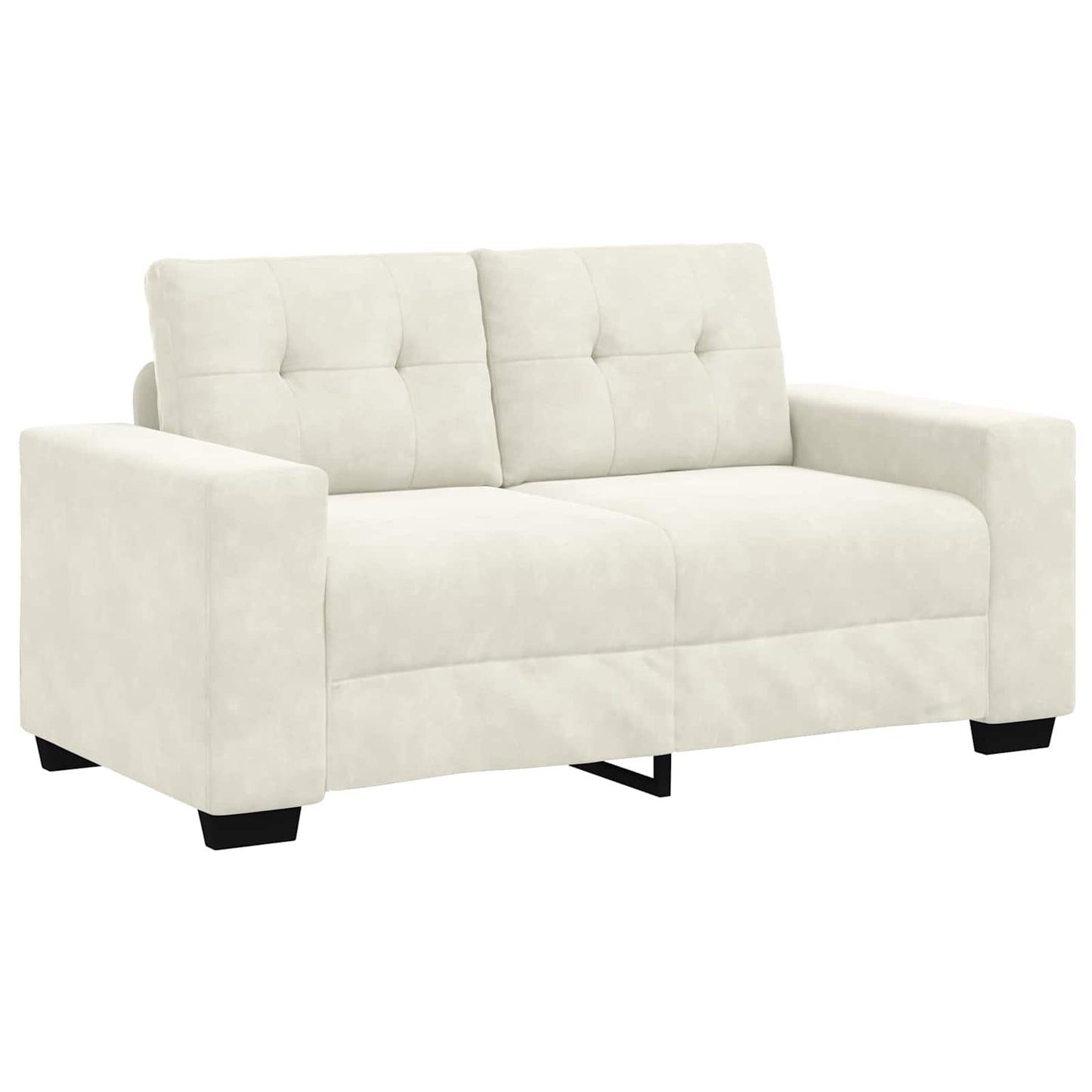 vidaXL Σετ Καναπέ 3 pcs Κρεμ 221 x 80 x 80 εκ Βελούδο