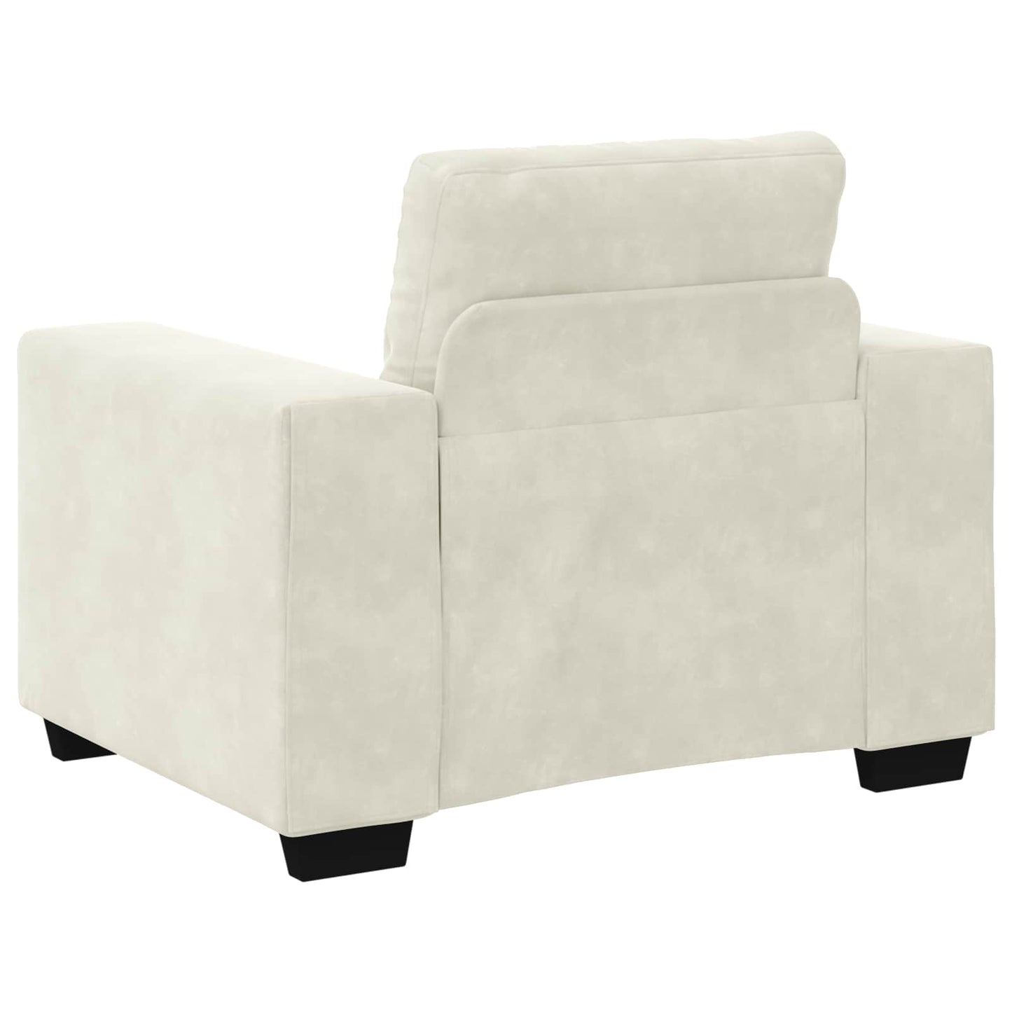 vidaXL Σετ Καναπέ 3 pcs Κρεμ 221 x 80 x 80 εκ Βελούδο