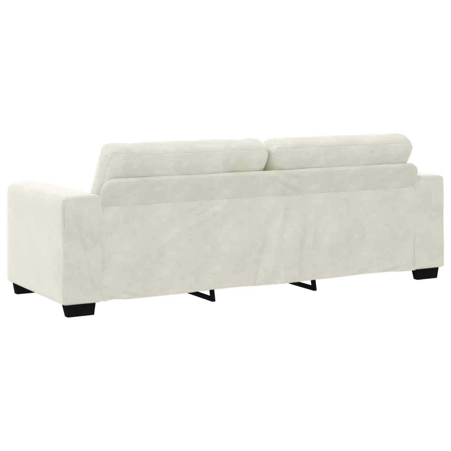 vidaXL Σετ Καναπέ 3 pcs Κρεμ 221 x 80 x 80 εκ Βελούδο