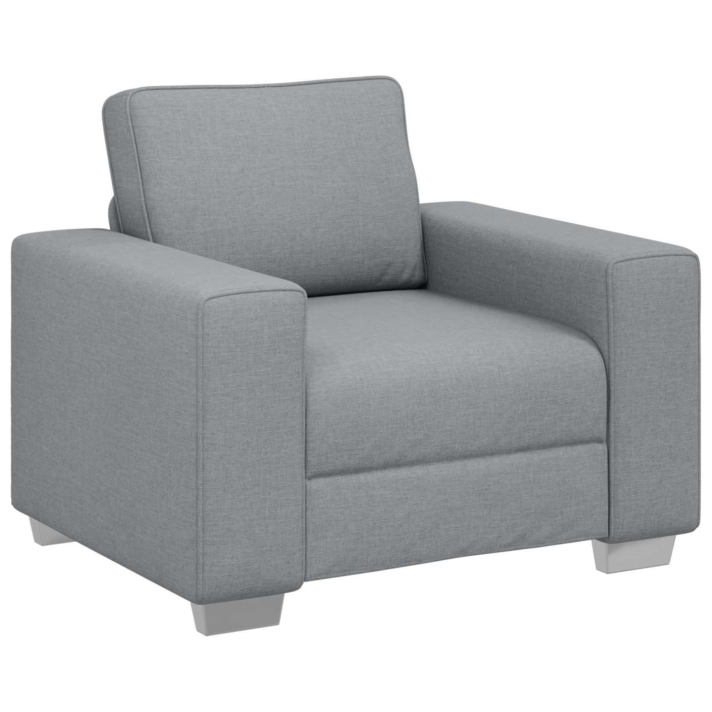 vidaXL Καναπές 3 pcs Ανοιχτό γκρι 219 x 80 x 82 εκ