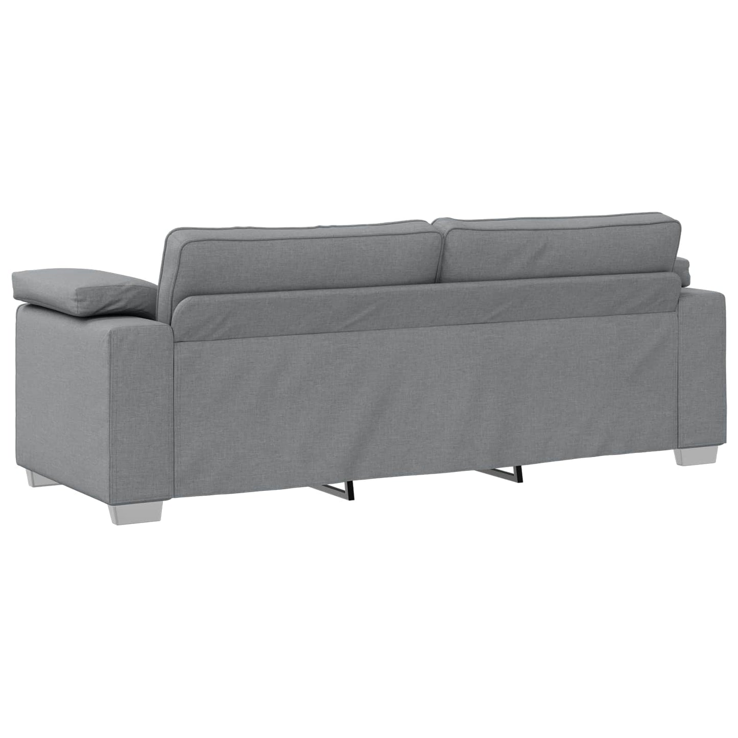 vidaXL Καναπές 3 pcs Ανοιχτό γκρι 219 x 80 x 82 εκ