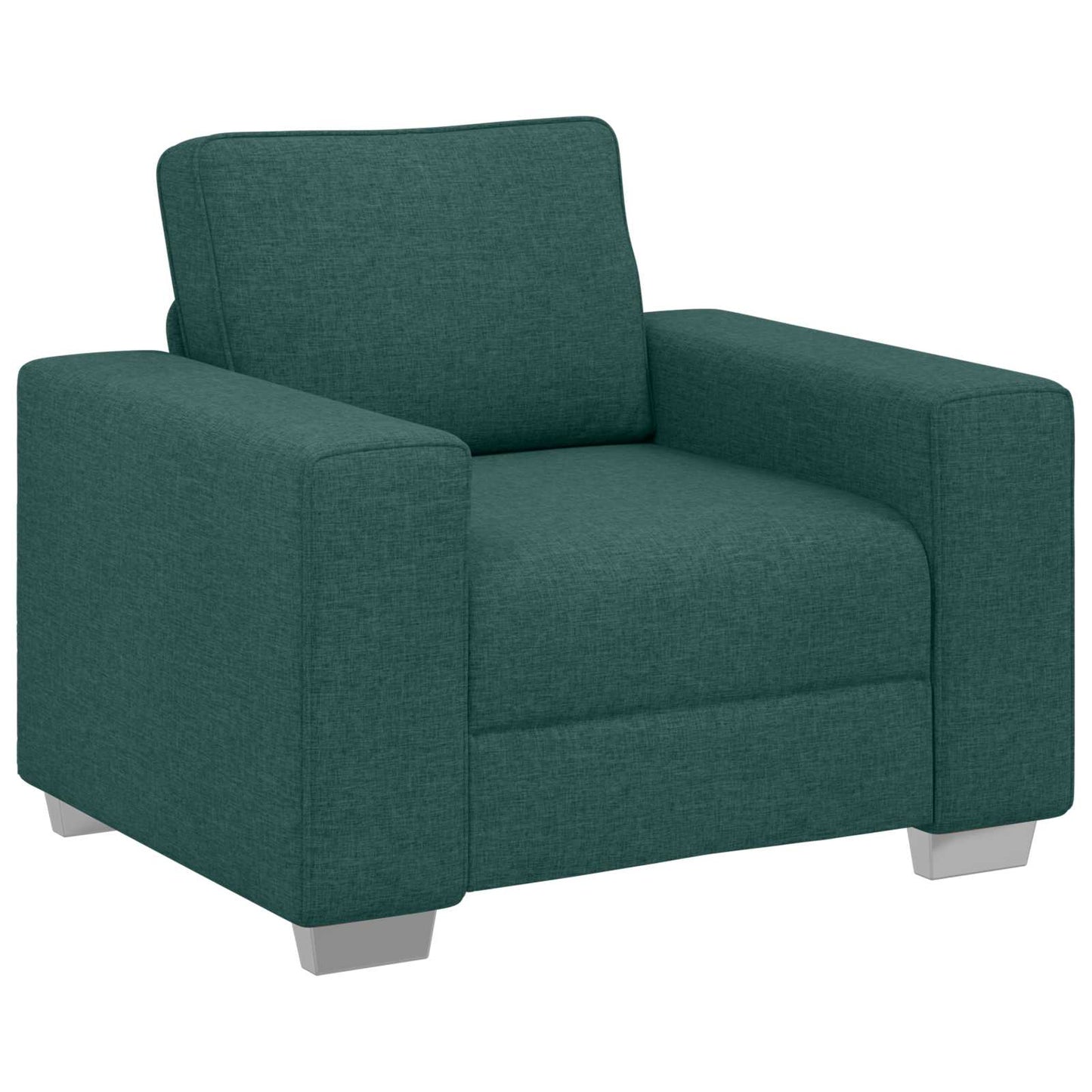 vidaXL Καναπές 3 pcs Σκούρο Πράσινο 219 x 80 x 82 εκ