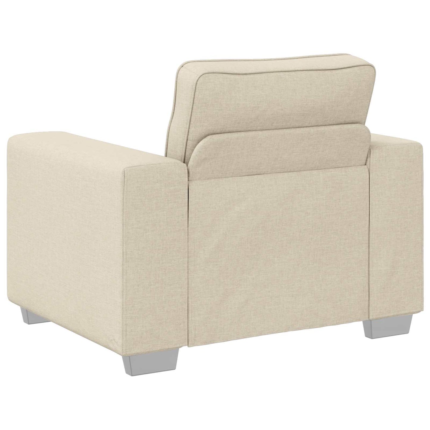 vidaXL Καναπές 2 pcs Μπεζ 219 x 80 x 82 εκ Ύφασμα μείγματος λινών