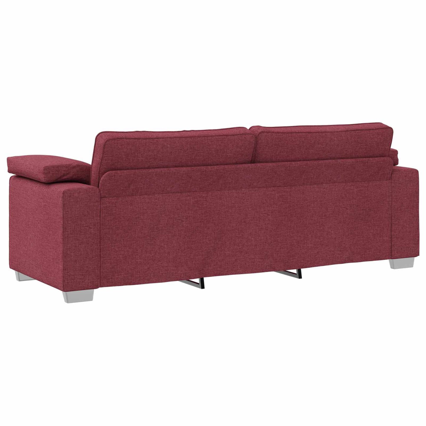 vidaXL Καναπές 2 pcs Κόκκινο 219 x 80 x 82 εκ ύφασμα
