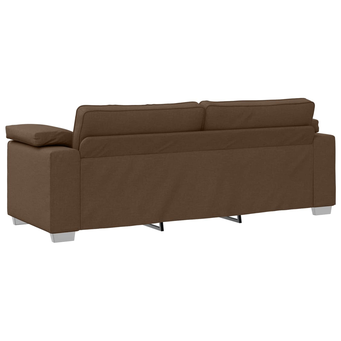 vidaXL Καναπές 2 pcs Καφέ 219 x 80 x 82 εκ ύφασμα