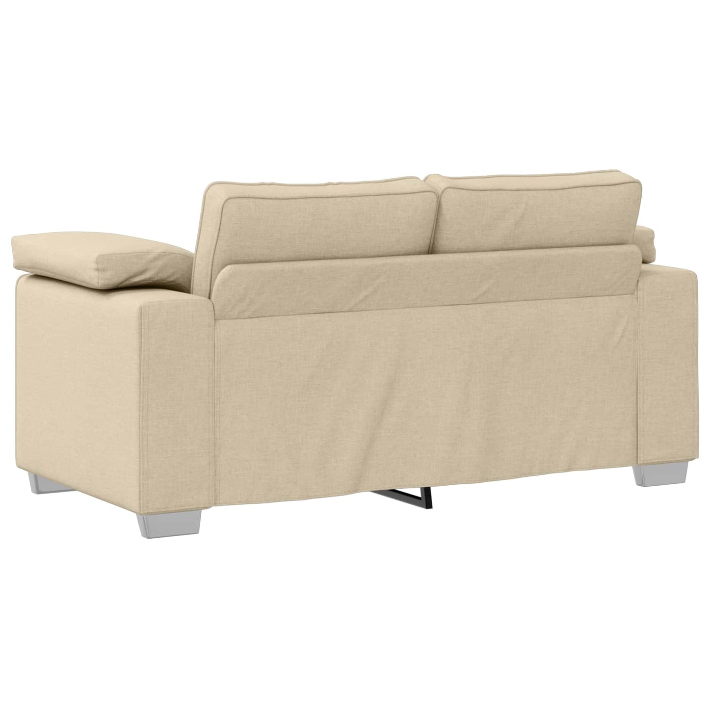 vidaXL Καναπές 2 pcs Κρεμ 219 x 80 x 82 εκ ύφασμα