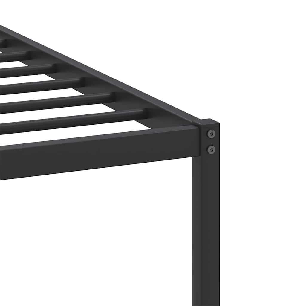 vidaXL Πλαίσιο Κρεβ. Χωρ. Στρώμα Καπνιστή Δρυς 90 x 190 εκ. Επεξ. Ξύλο