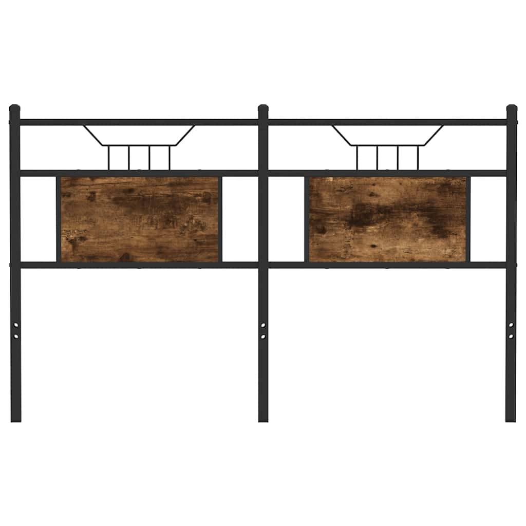 vidaXL Κεφαλάρι Καπνιστή Δρυς 137 εκ. Επεξεργασμένο Ξύλο/Ατσάλι