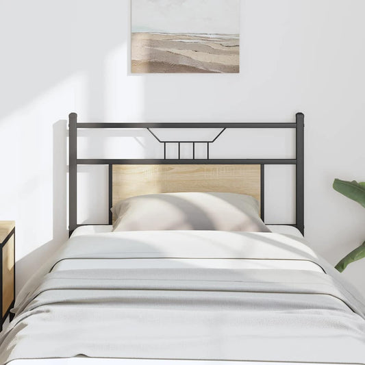 vidaXL Ανταλλακτικό κεφαλάρι Sonoma Δρυς 75 εκ. Επεξεργασμένο Ξύλο/Ατσάλι