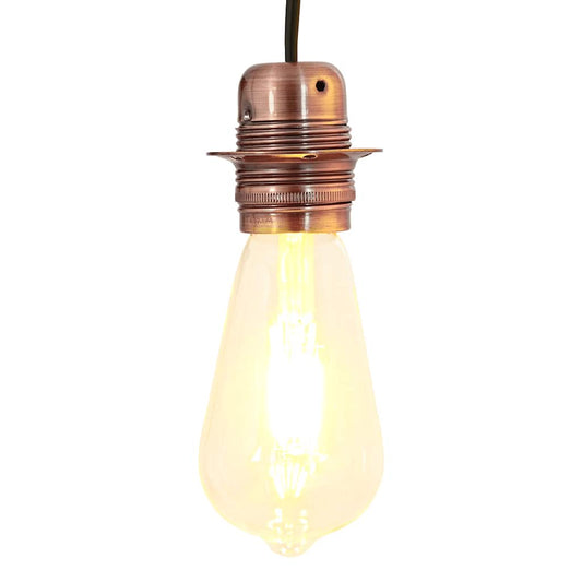 vidaXL Λαμπτήρες 2 τεμάχια Κόκκινο Χάλκινο E27