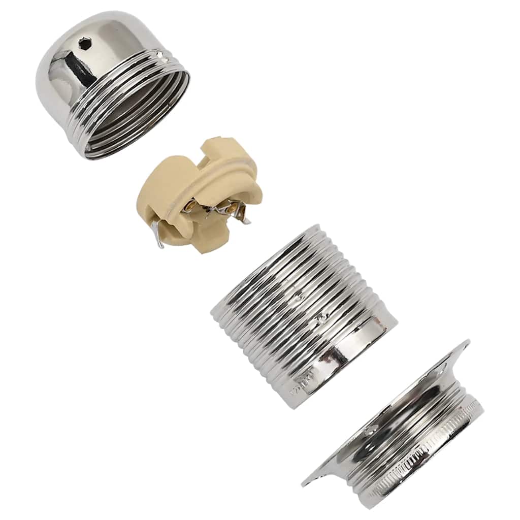 vidaXL Λαμπτήρες 2 τεμ Σατινέ Νικέλιο E27