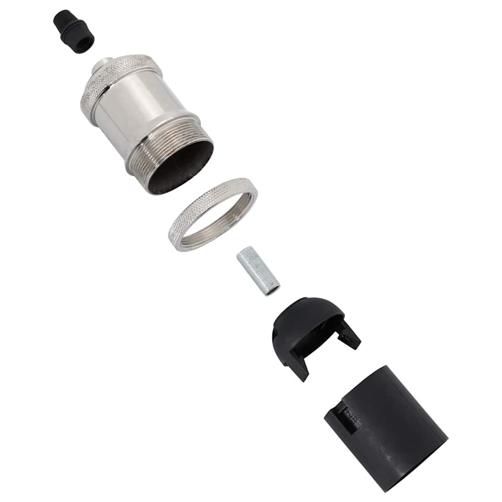 vidaXL Λαμπτήρες 2 τεμ Σατινέ Νικέλιο E27