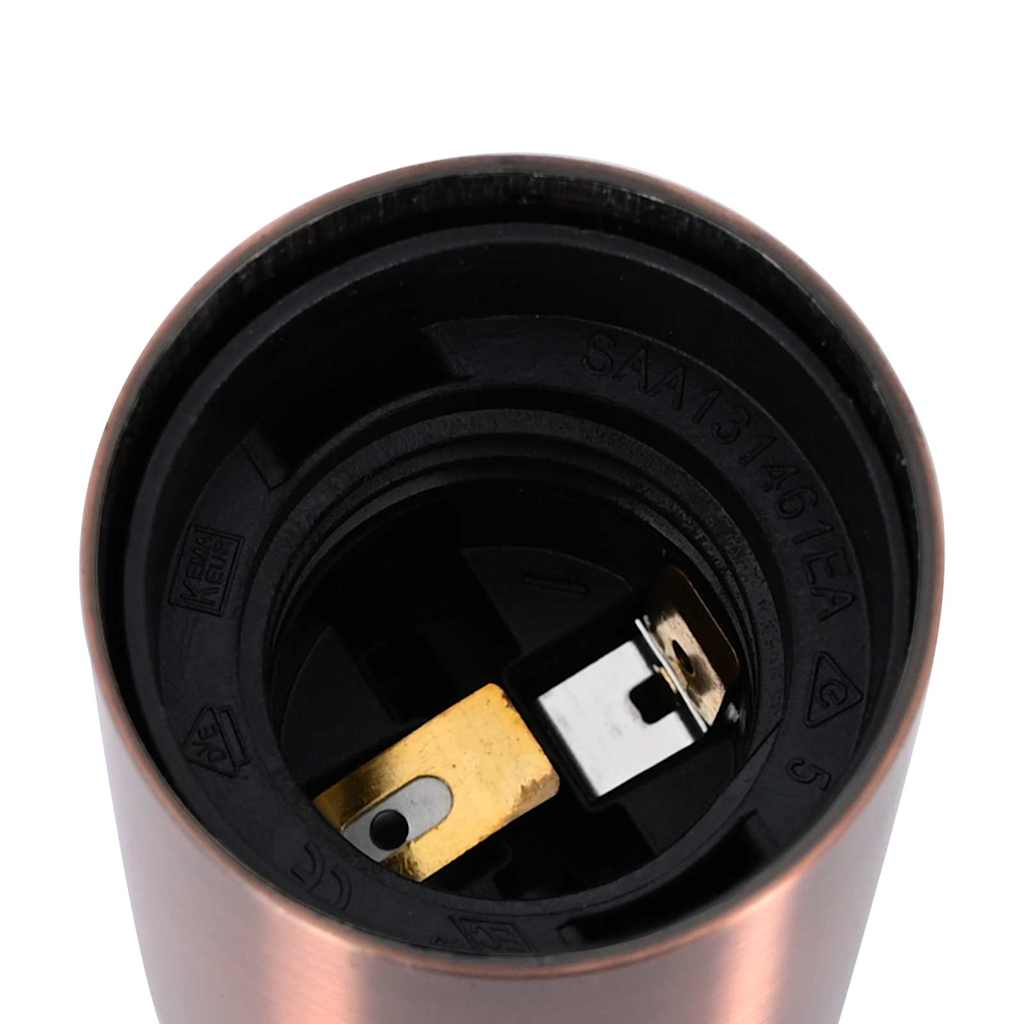 vidaXL Λαμπτήρες 2 τεμάχια Κόκκινο Χάλκινο E27