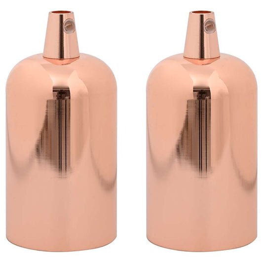 vidaXL Λαμπτήρες 2 τεμάχια Rose Gold E27