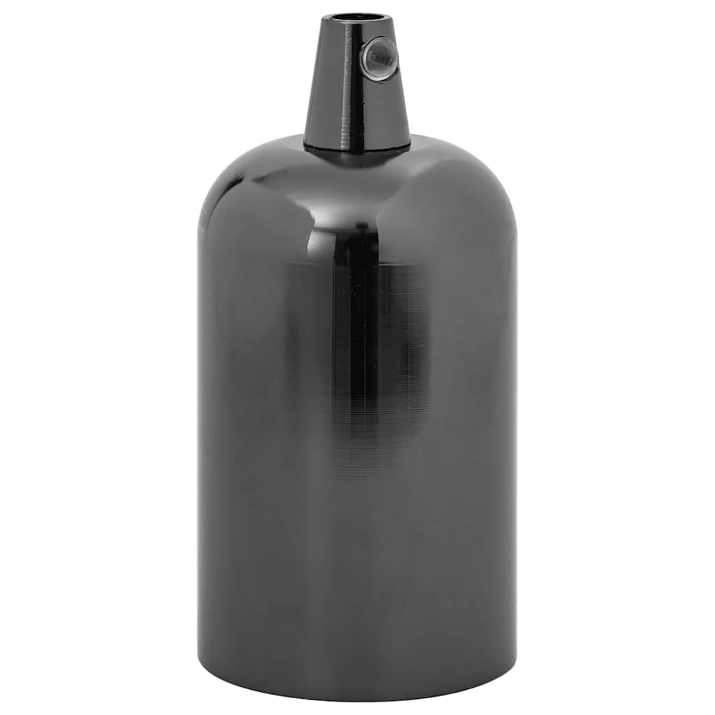 vidaXL Λαμπτήρες 2 τεμάχια γυαλιστερό μαύρο E27