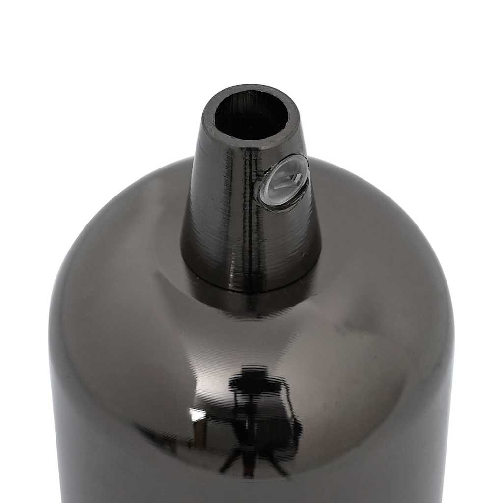 vidaXL Λαμπτήρες 2 τεμάχια γυαλιστερό μαύρο E27