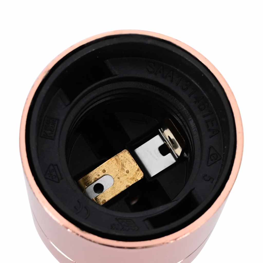 vidaXL Λαμπτήρες 2 τεμάχια Rose Gold E27