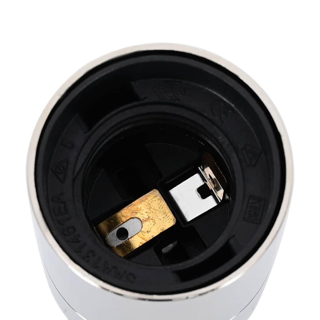 vidaXL Λαμπτήρες 2 τεμ Σατινέ Νικέλιο E27