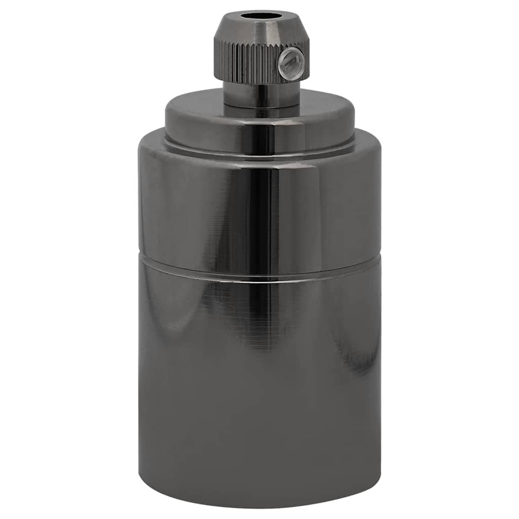 vidaXL Λαμπτήρες 2 τεμάχια γυαλιστερό μαύρο E27