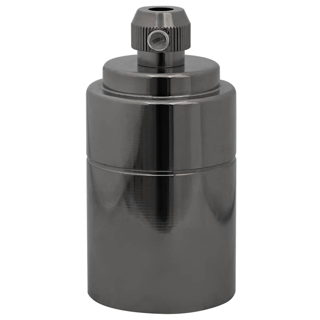 vidaXL Λαμπτήρες 2 τεμάχια γυαλιστερό μαύρο E27