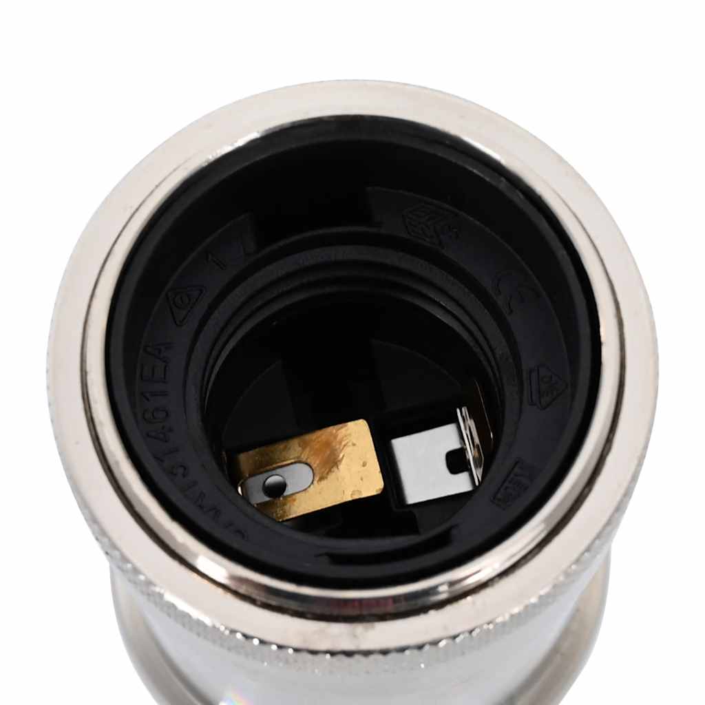 vidaXL Λαμπτήρες 2 τεμ Σατινέ Νικέλιο E27