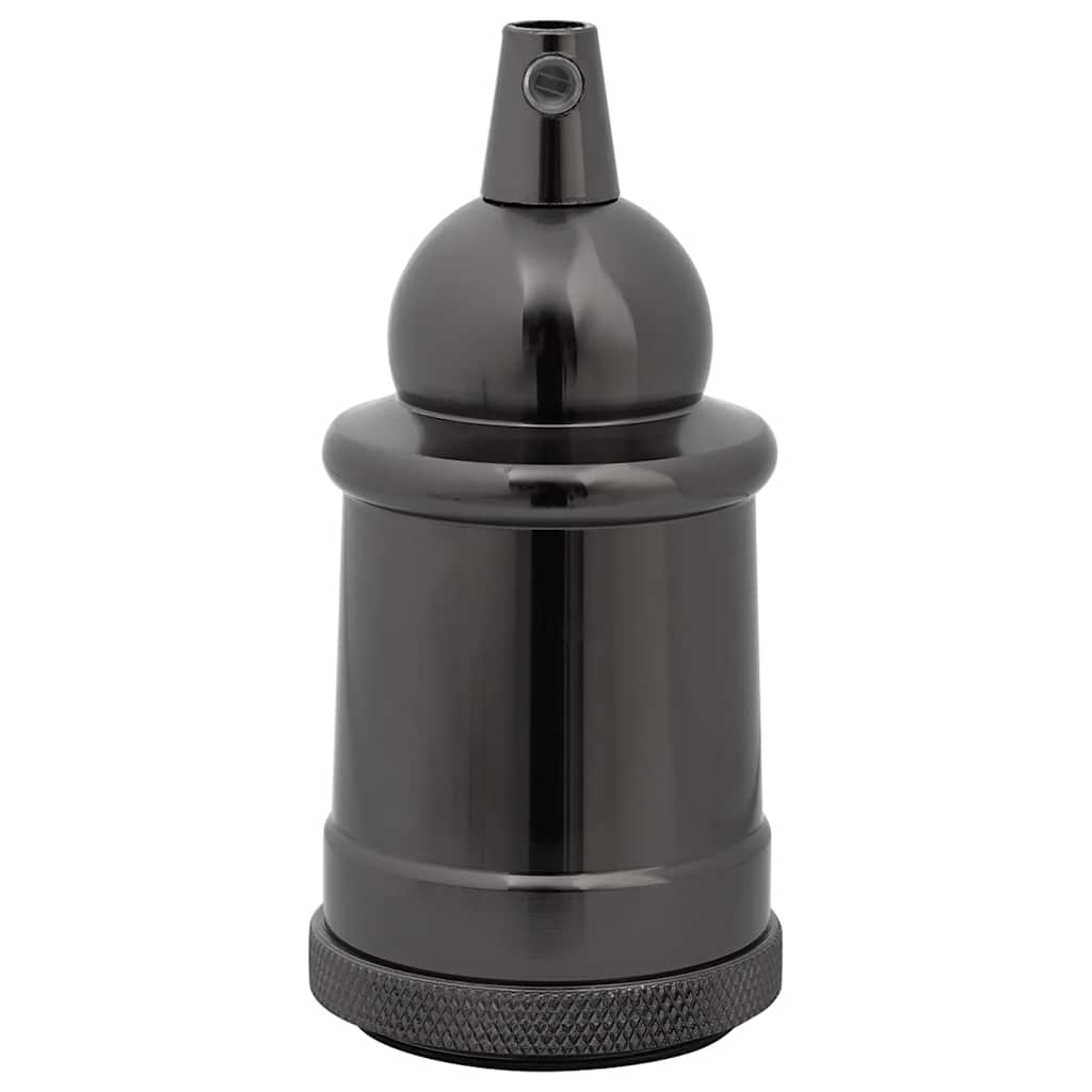 vidaXL Λαμπτήρες 2 τεμάχια γυαλιστερό μαύρο E27