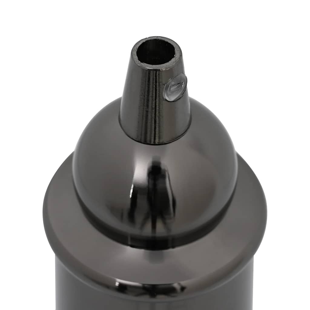 vidaXL Λαμπτήρες 2 τεμάχια γυαλιστερό μαύρο E27