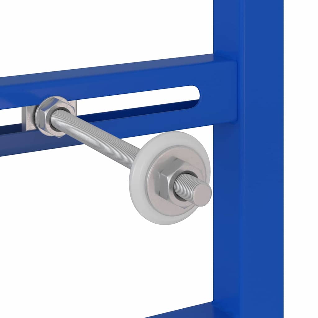 vidaXL Κρυφός Στήριγμα Τοίχου για Λεκάνη 50x112-136 εκ. Χάλυβας