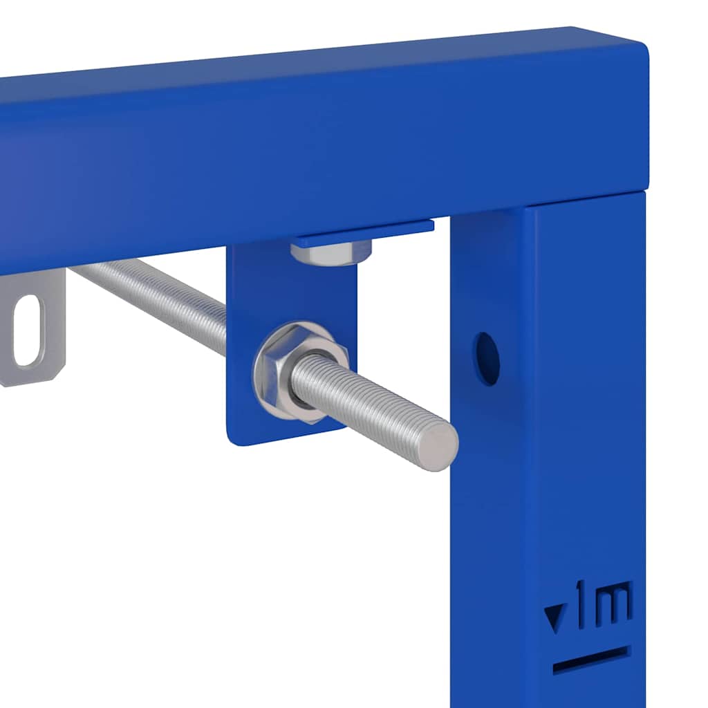 vidaXL Κρυφός Στήριγμα Τοίχου για Λεκάνη 50x112-136 εκ. Χάλυβας