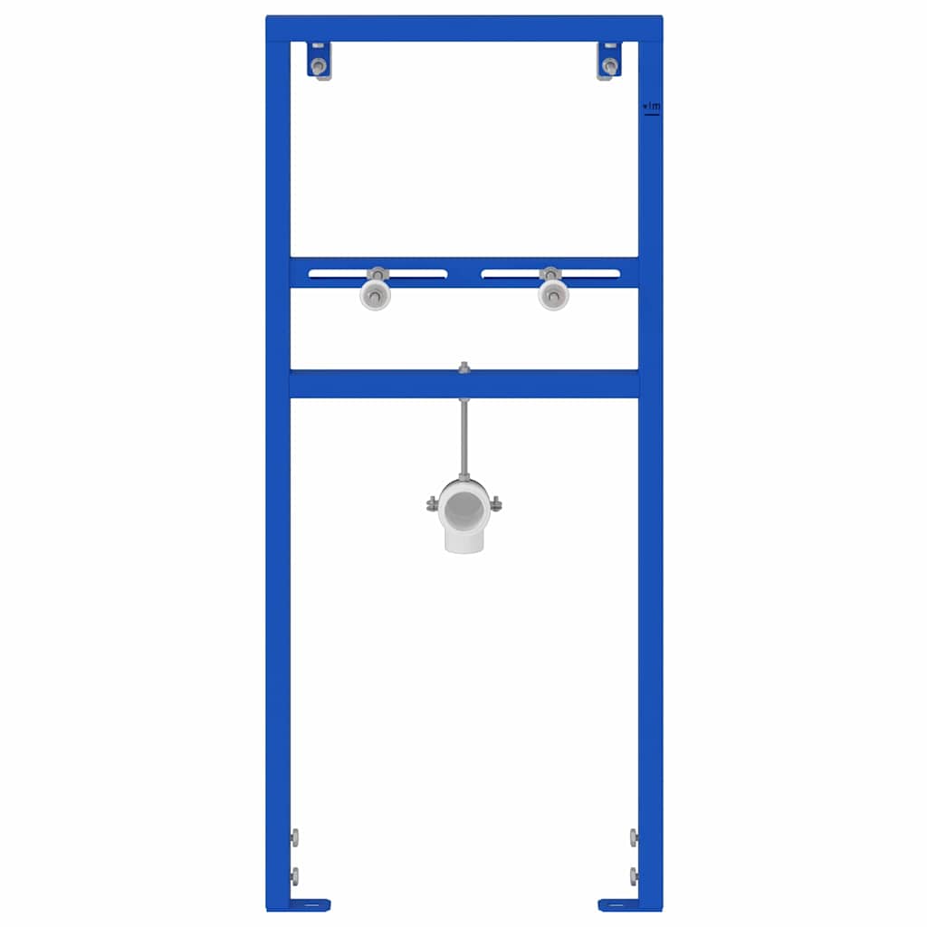 vidaXL Κρυφός Στήριγμα Τοίχου για Λεκάνη 50x112-136 εκ. Χάλυβας