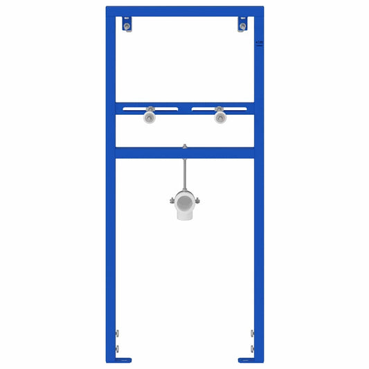 vidaXL Κρυφός Στήριγμα Τοίχου για Λεκάνη 50x112-136 εκ. Χάλυβας