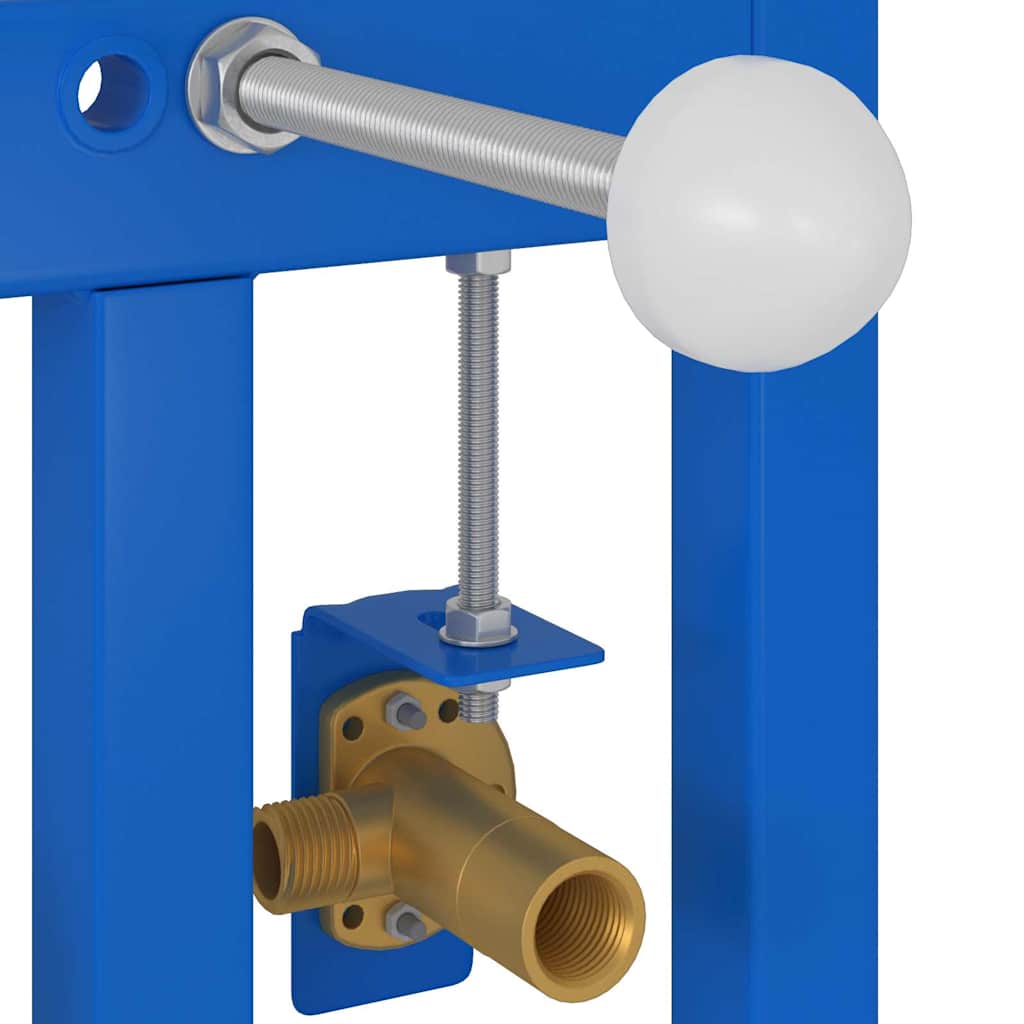 vidaXL Κρυφή Στήριξη για Μπιντέ 50x112-136 εκ Χάλυβας