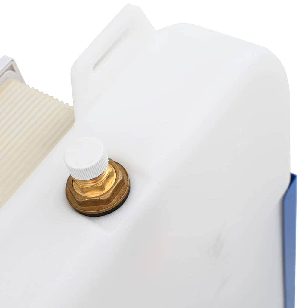 vidaXL Κρυφή Δεξαμενή Τοποθέτησης Διπλής Εκροής Ατσάλι