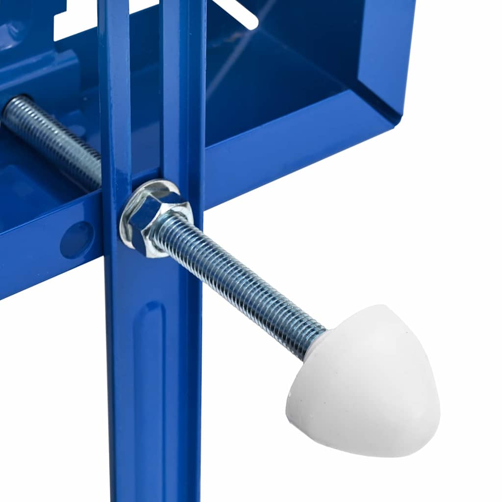 vidaXL Κρυφή Δεξαμενή Τοποθέτησης Διπλής Εκροής Ατσάλι