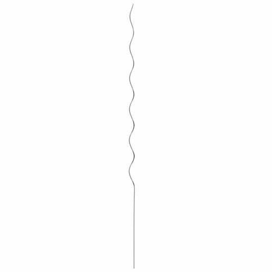 vidaXL Στήριξη φυτού 5 pcs Ασημί 150 x 0,6 x 0,6 εκ Ατσάλι