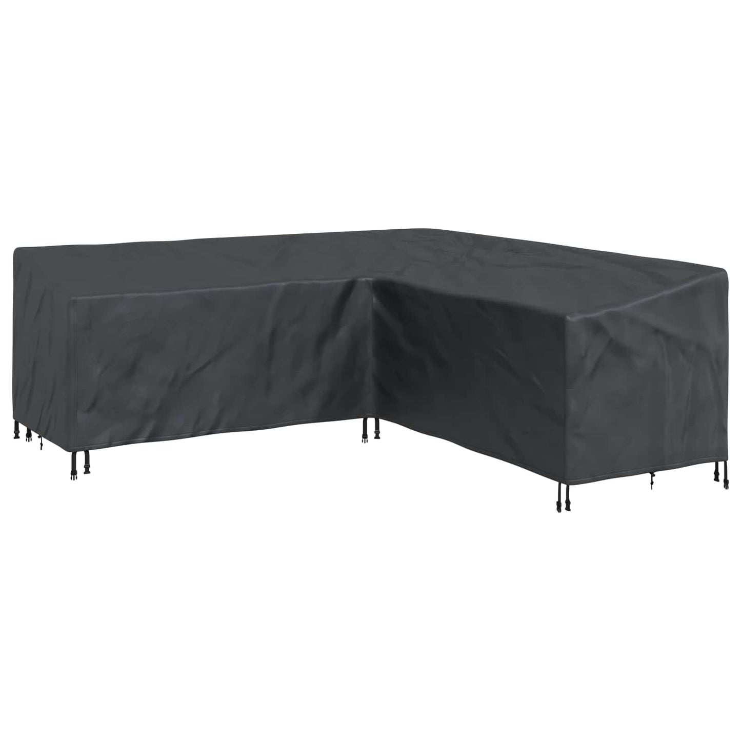 vidaXL Κάλυμμα επίπλων Μαύρο 220 x 220 x 80 εκ. Ύφασμα Oxford 420D