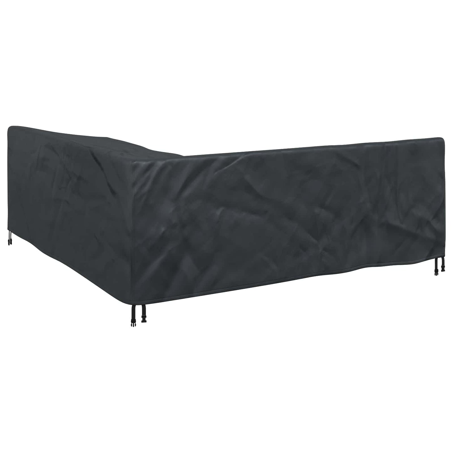 vidaXL Κάλυμμα επίπλων Μαύρο 220 x 220 x 80 εκ. Ύφασμα Oxford 420D