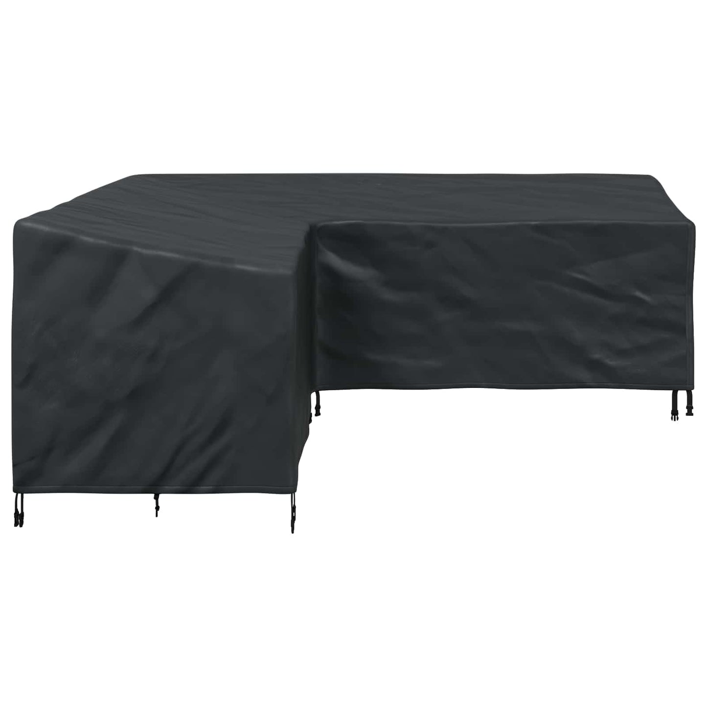 vidaXL Κάλυμμα επίπλων Μαύρο 220 x 220 x 80 εκ. Ύφασμα Oxford 420D