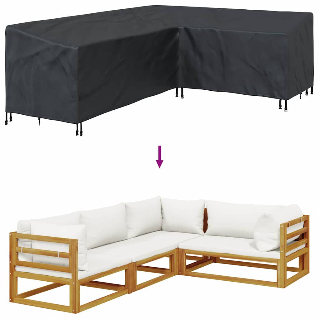 vidaXL Κάλυμμα επίπλων εξωτερικού χώρου 250 x 180 x 80 εκ.