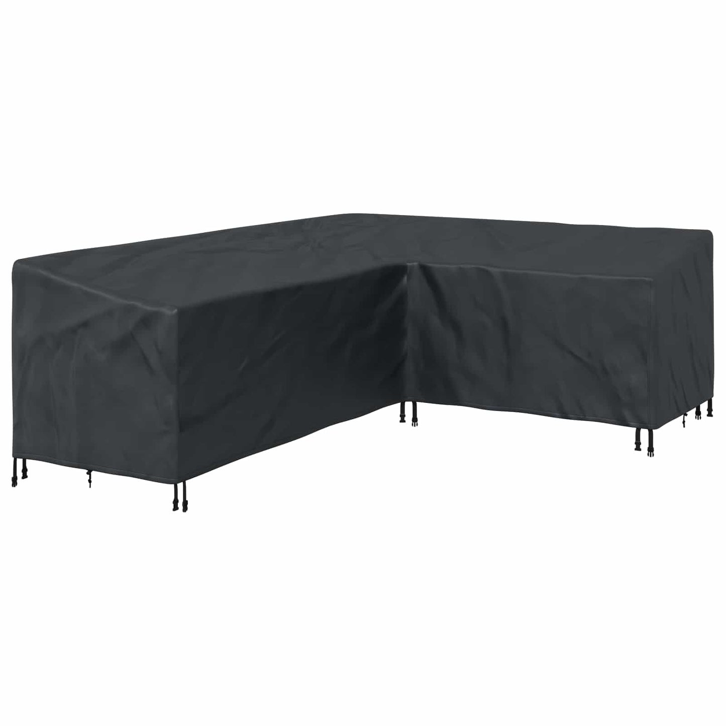 vidaXL Κάλυμμα επίπλων Μαύρο 250 x 180 x 80 εκ. Ύφασμα Oxford 600D