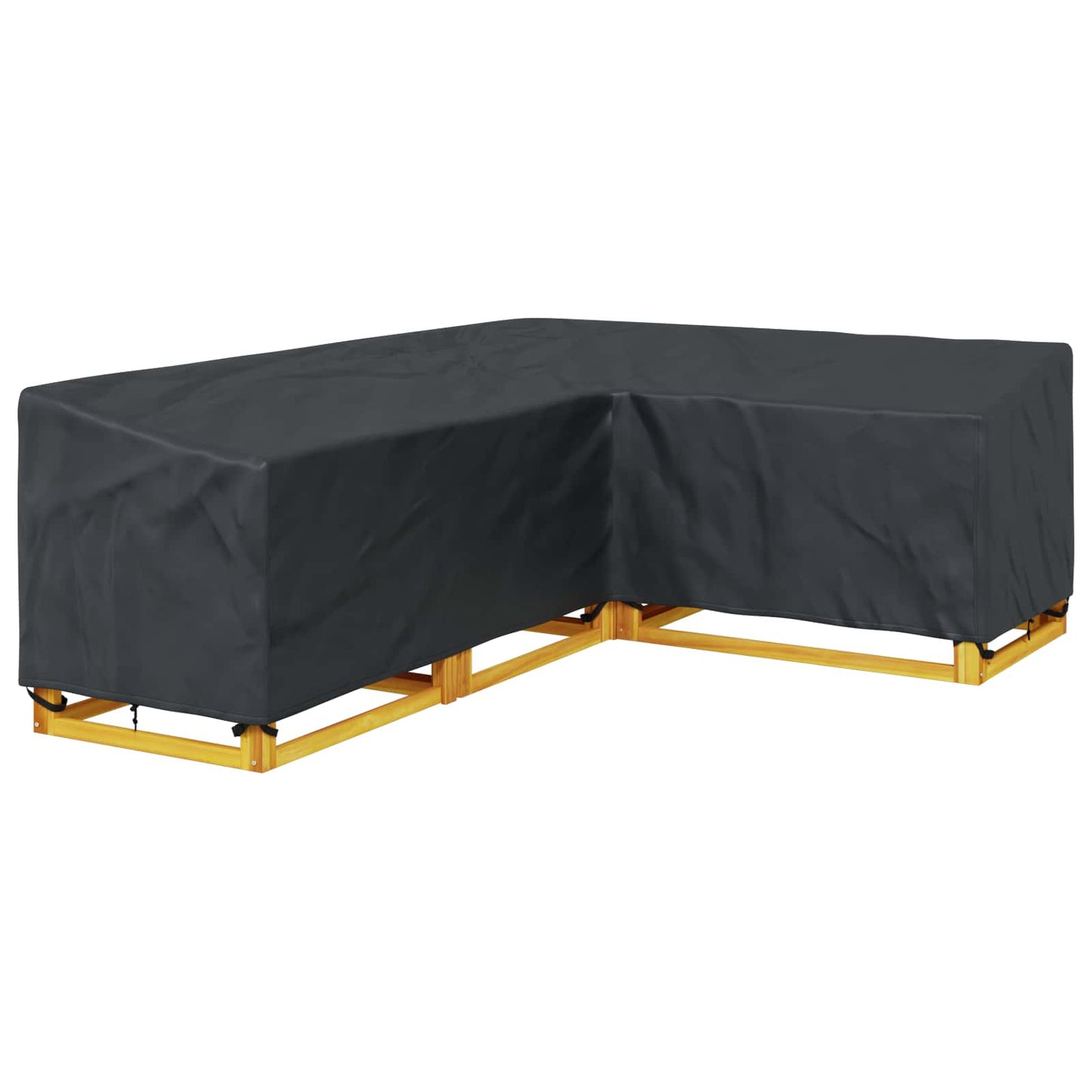 vidaXL Κάλυμμα επίπλων Μαύρο 250 x 180 x 80 εκ. Ύφασμα Oxford 600D