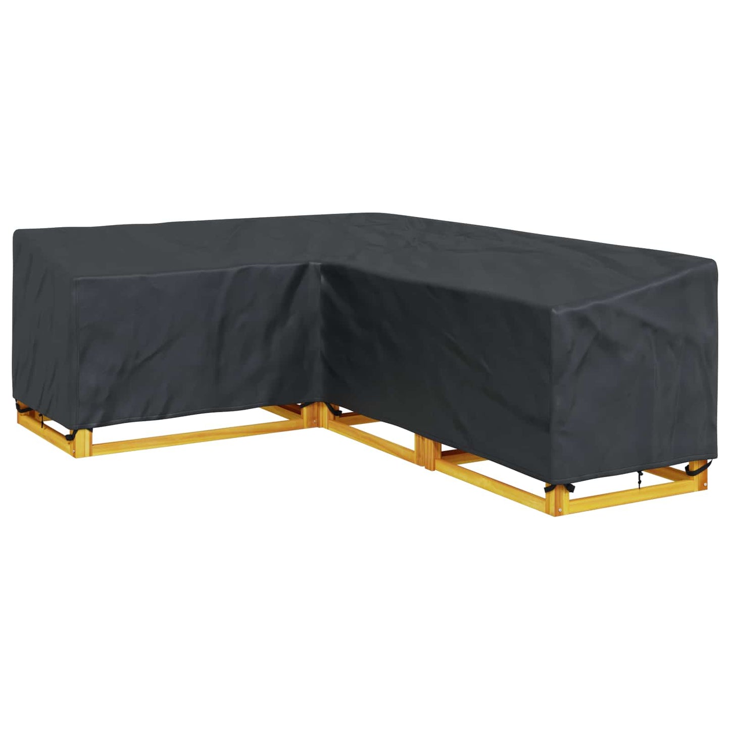 vidaXL Κάλυμμα επίπλων Μαύρο 250 x 180 x 80 εκ. Ύφασμα Oxford 210D