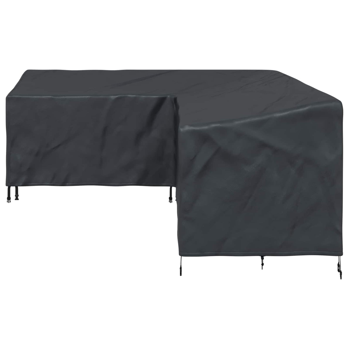 vidaXL Κάλυμμα επίπλων Μαύρο 260 x 210 x 80 cm Ύφασμα Oxford 420D