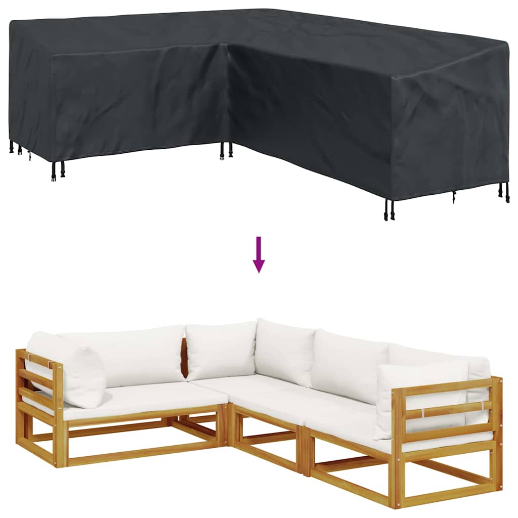 vidaXL Κάλυμμα επίπλων εξωτερικού χώρου 260 x 210 x 80 cm