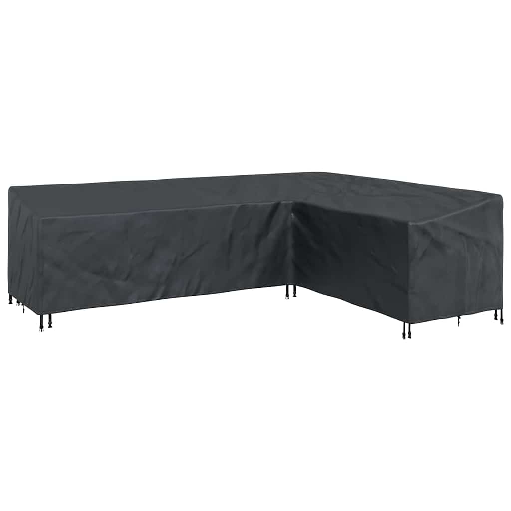 vidaXL Κάλυμμα επίπλων Μαύρο 286 x 222 x 80 εκ.